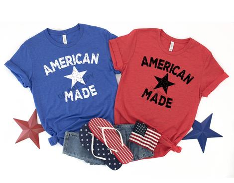 American Made WHITE-TRANSFER ONLY