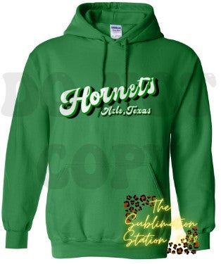 LAYERED HORNETS HOODIE-AJH