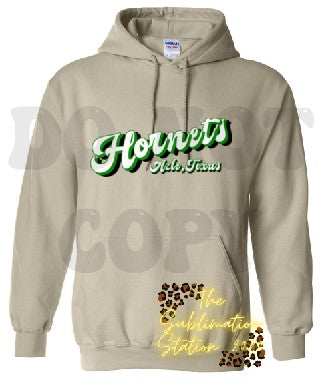 LAYERED HORNETS HOODIE-AJH