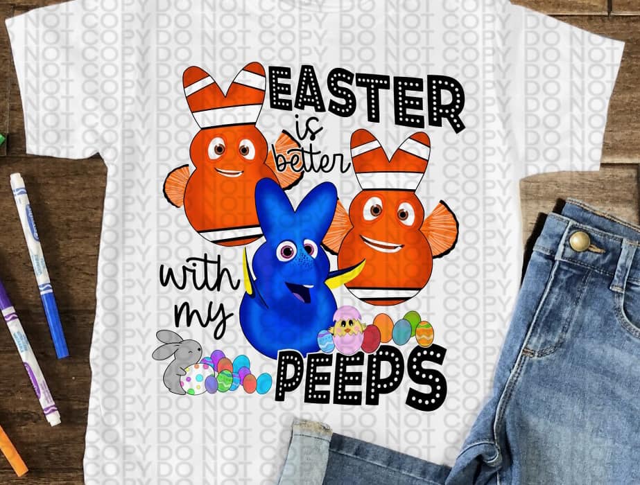 Easter Peeps Finding Nemo -TRANSFER ONLY