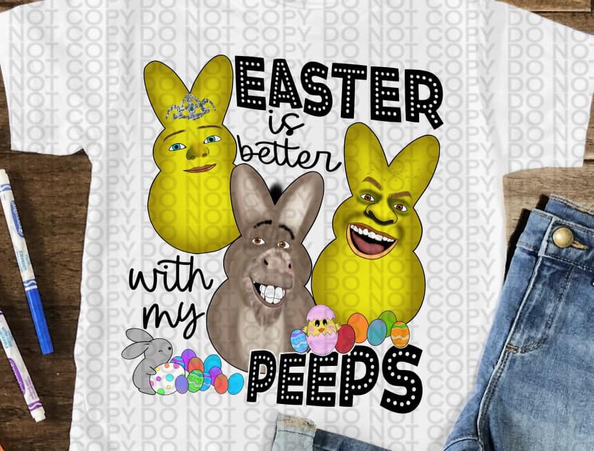 Easter Peeps Shrek -TRANSFER ONLY