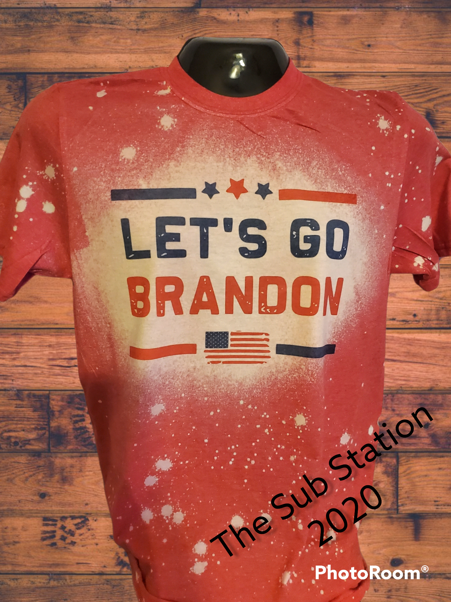 Lets Go Brandon Bleached Tee