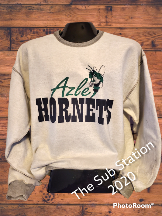 Azle Hornets Reverse Crewneck