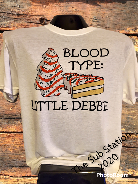 Blood Type: Little Debbie Tee