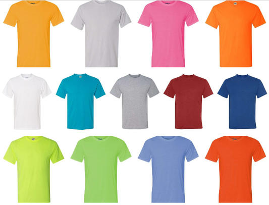 Adult Sublimation Tees-100% Polyester Tees