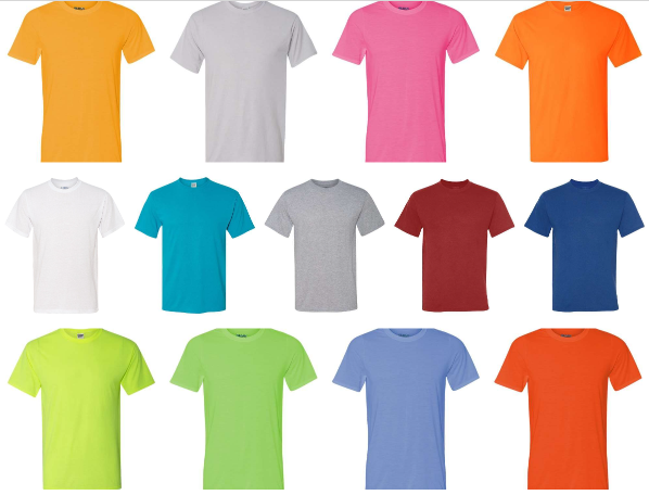 Adult Sublimation Tees-100% Polyester Tees