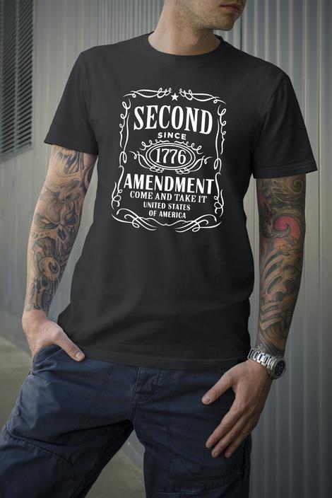 Second Amendment 1776 WHITE-TRANSFER ONLY