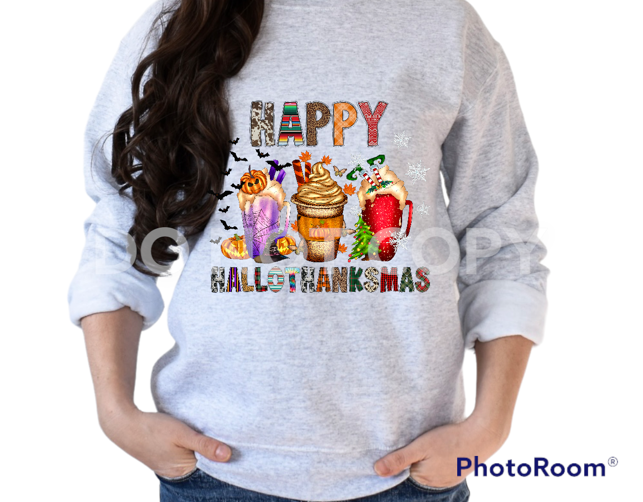 Happy Hallothanksmas Sweater