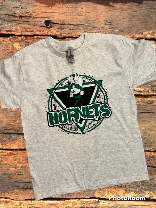 Hornets Triangle Tee-HSCHEER