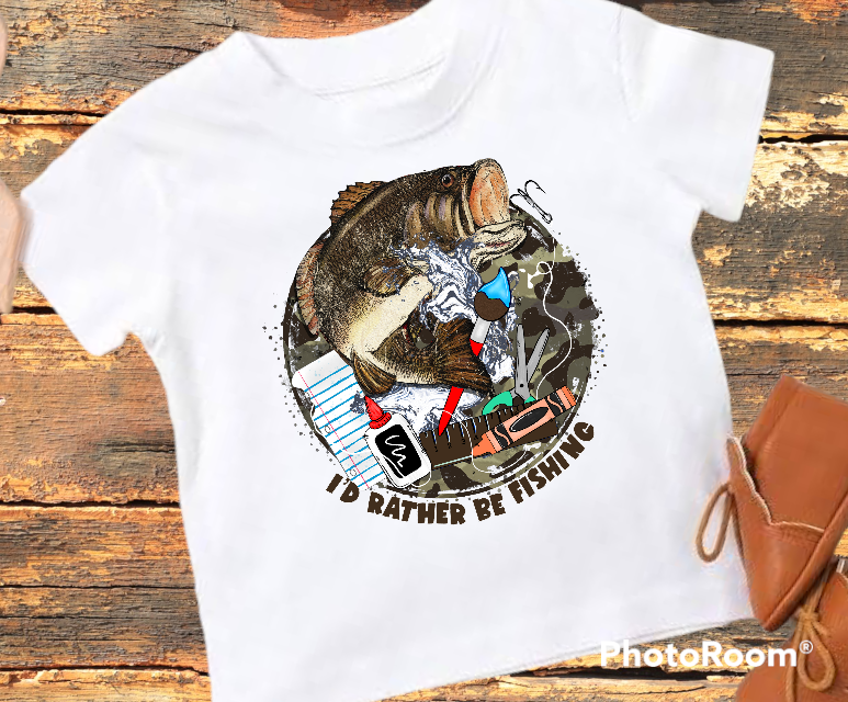 I’d rather be fishing Tee