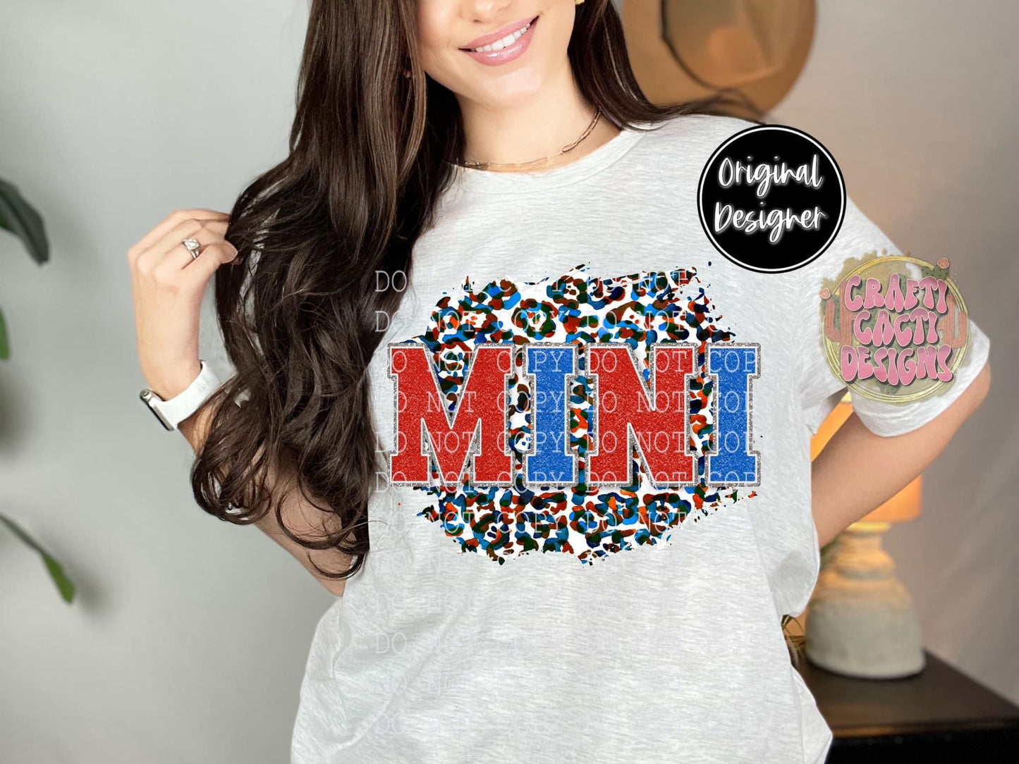 Mini Patriotic a leopard