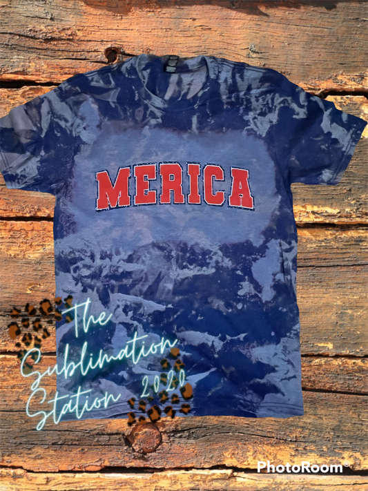 Merica Bleached Tee