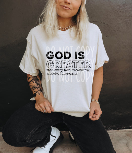 GOD IS GREATER-TRANSFER ONLY