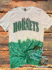 Dipped Azle Hornets Tee-HSCHEER