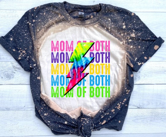 Mom of Both Neon Colors-TRANSFER ONLY