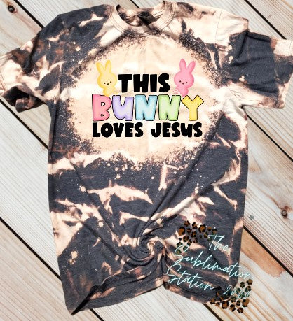 This bunny loves Jesus-TRANSFER ONLY